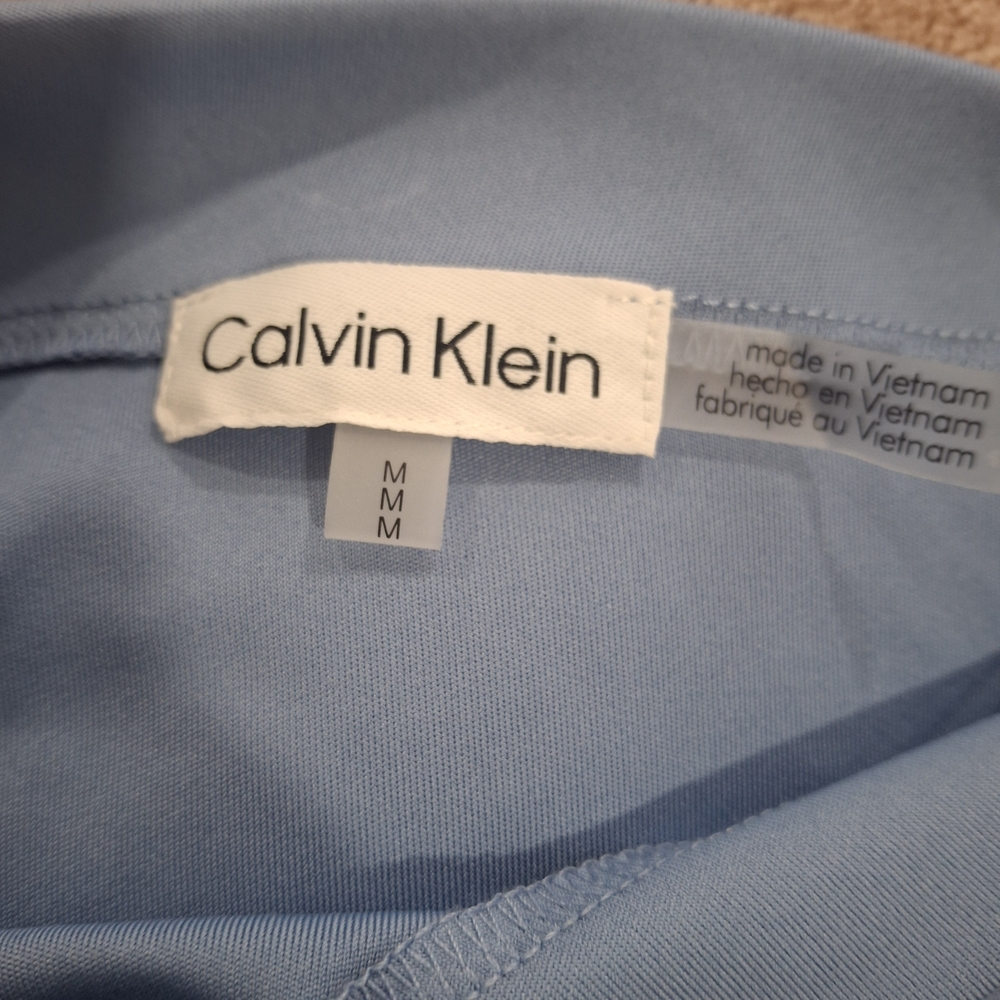 Calvin Klein Sleeveless Blue Shirt